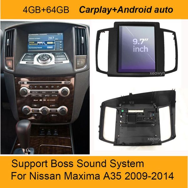 

car audio android 10 radio for maxima a32 2009 2010 2011 2012 auto stereo multimedia player gps head unit