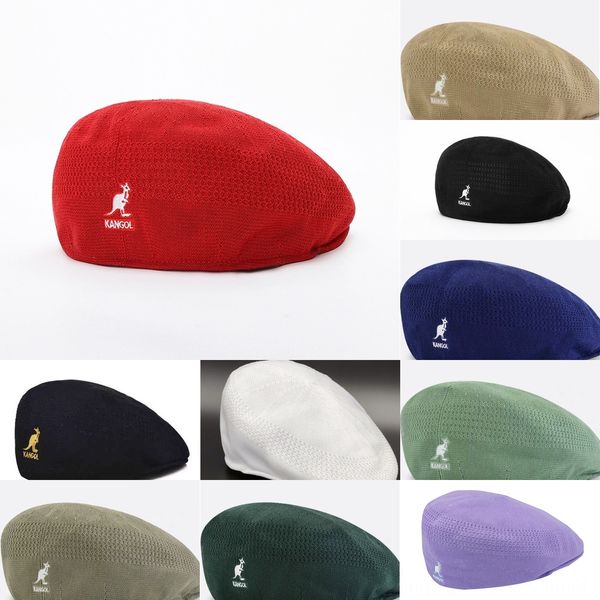 

hlmh kangol старинные кепки осень зимние шляпы для ly191228 женские женские 100pu кожаный kangol берет женская бона феминина горас кость бер, Blue;gray
