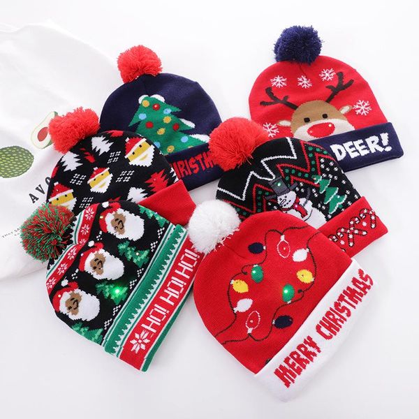 

beanie/skull caps 100pcs fast christmas hat winter beanie xmas knit, Blue;gray