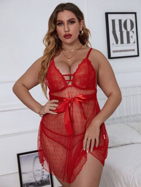 

plus swiss dot mesh slips with panty e3sy#, Black;white