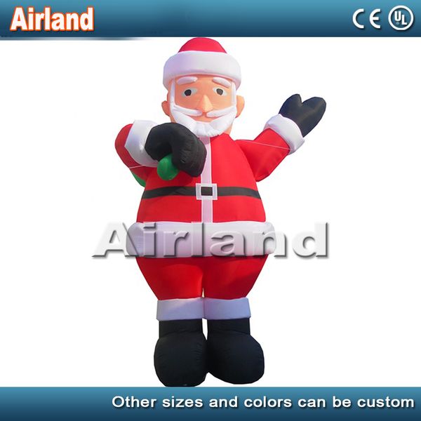 

outdoor handsome 4/6/8/10m giant inflatable santa claus balloon inflatable santa model for christmas decoration