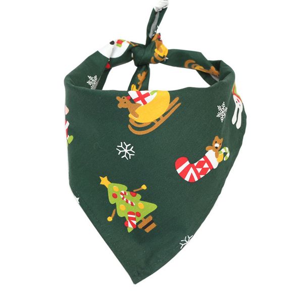 

christmas dogs neckerchief cat collar dog puppy gift pet saliva towel cotton triangle scarf