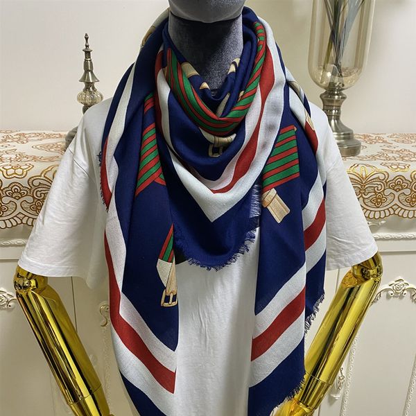 

for size shawl 130cm -130cm women print blue square pattern material color beautiful cashmere scarves new style 100% ixppa, White;black