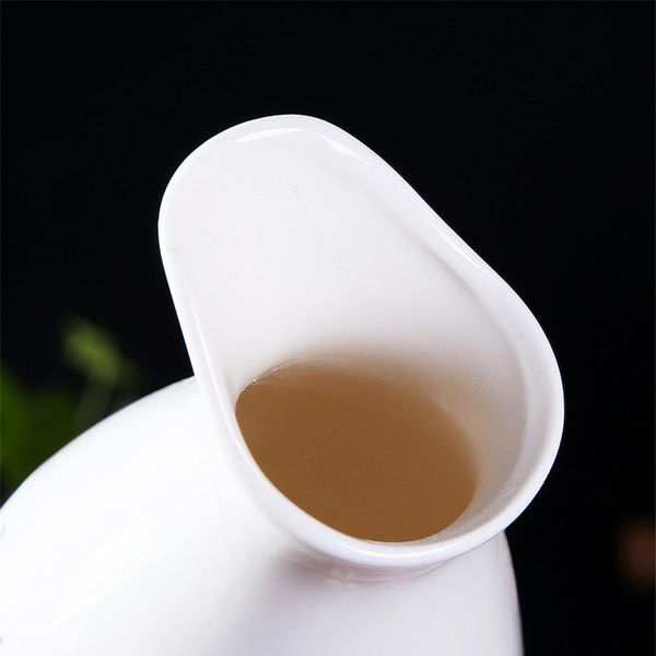 

japanese sake set, 6 pieces sake set hand painted design porcelain pottery traditional ceramic cups crafts wine glasses bbyhug