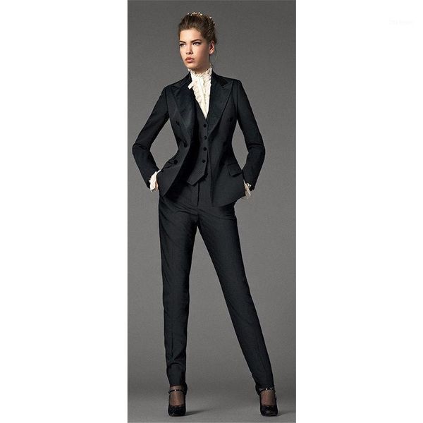 

new fashion black ladies autumn winter formal suits womens business suits office uniform interview tuxedos b1761, White;black