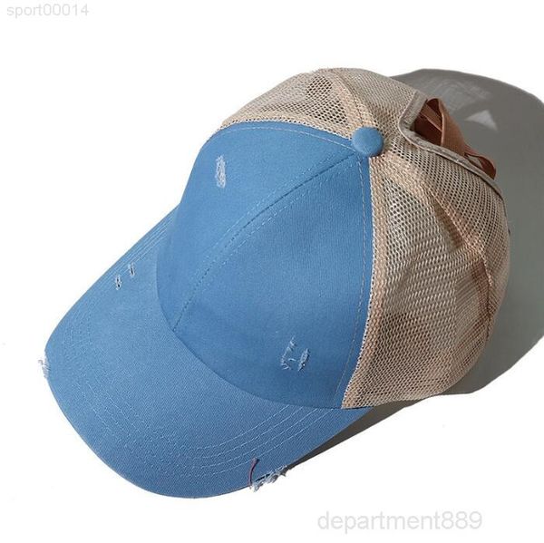 

a-cap leopard ponytail hats messy bun baseball solid color summer casual hip hop outdoor sport hat party caps supplies owc3657