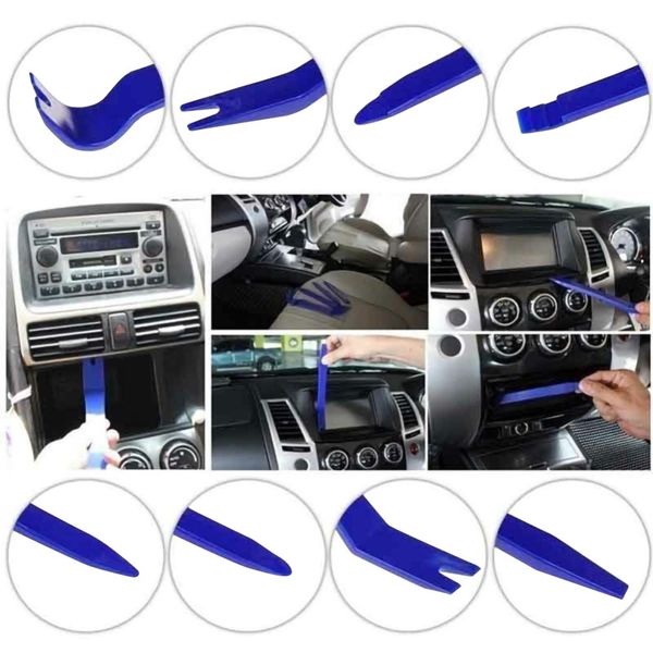 

new 7pcs/set open removal tools set carprie auto car audio door dash tirm panel install removal pry tool dhl