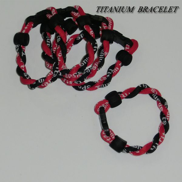 

energy bracelet custom oem braided rope odm / power bands, Golden;silver