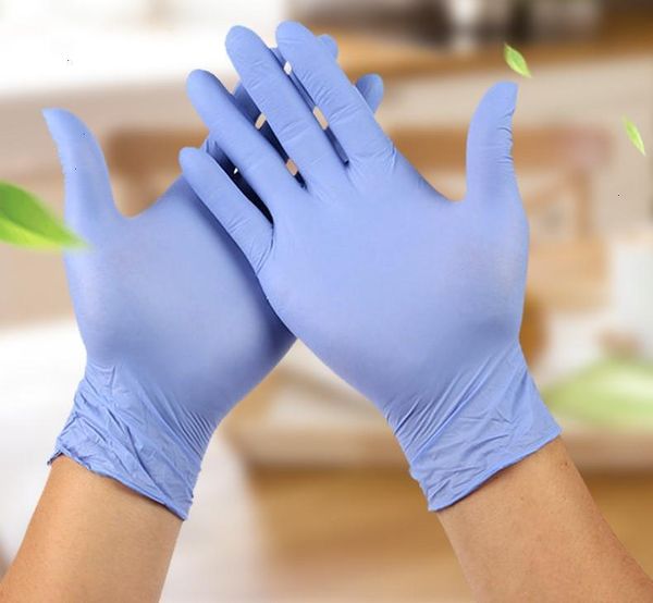 

factoryewnkgrade factory thick check 2021 send rubber food test disposable nitrile gloves powder acid and alkali cor