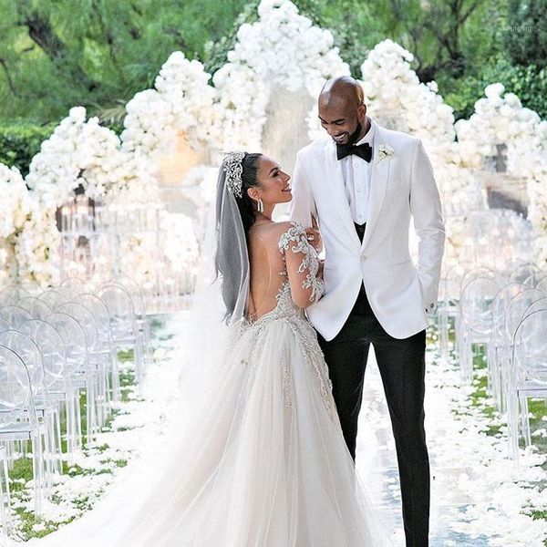 

latest coat pant designs ivory suits man wedding groom tuxedo slim costume homme mariage man blazerterno masculino 3piece1, White;black