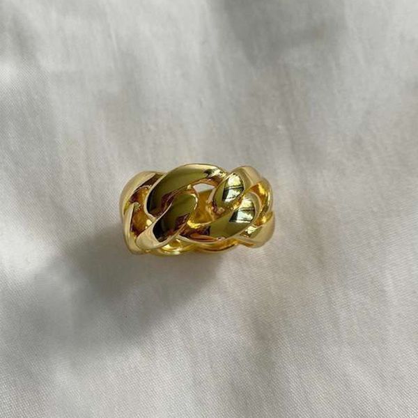 

titanium steel female personality fashion niche design cool wind net red chain index finger ring, Silver