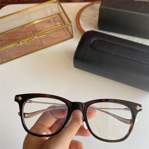 

brand fashionable luxury quality glasses for men and women full frame spectacle frame for myopia 62-13-140, Silver