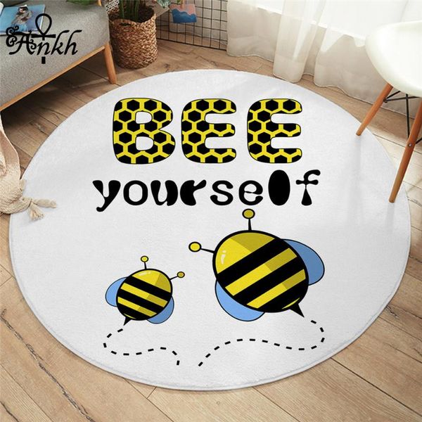 

bee yourself by taemin ankh bedroom carpet cartoon round area rug for living room beehive floor rug cute play mat 150cm alfombra