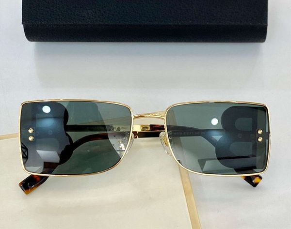 

metal gold green lens small rectangle sunglasses glasses fashion sunglasses shades with box, White;black