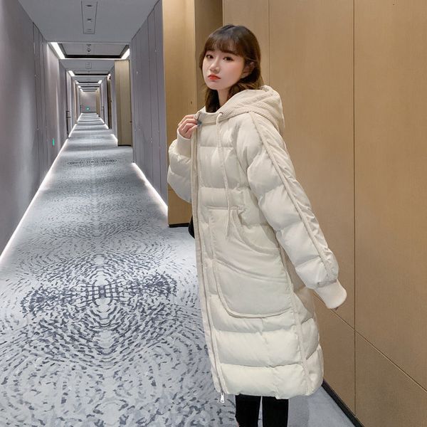 

anti-season down cotton-padded coat female korean loose jacket winter clothing 2020 new women's parka outerwear k680, Black