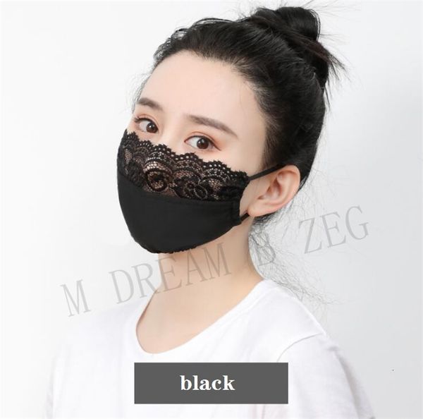 

outdoor ice silk mask summer fashion riding lace ventilate sunscreen face mask washable reusable dustproof mas