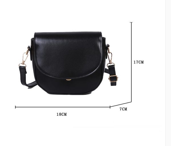 

pu fashion bag new black red slung bag shoulder bag