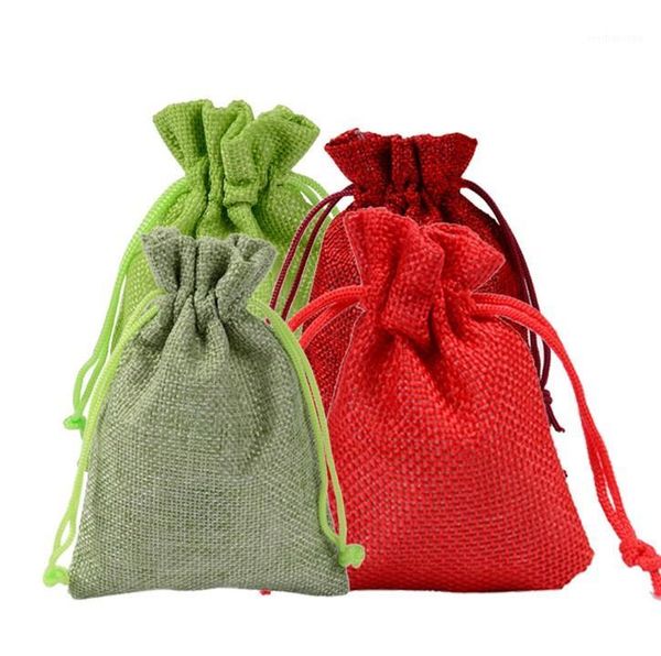 

christmas decorations 24pcs gift bags calendar countdown jute bag candy storage pouch diy advent calendrier avent1