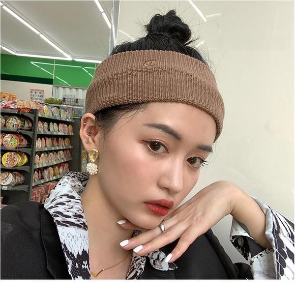 

knitted headband sports make up hairband hair accessories headband ear warmer wide turban head wrap yoga knit bandanas h qylmra