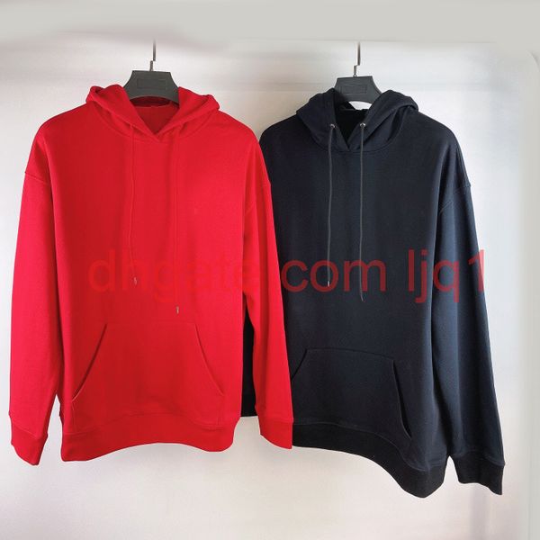 

mens hoodies oversize warm men and women sweatshirts fashion solid color hip hop woman street wear hoodie male clothing, Black