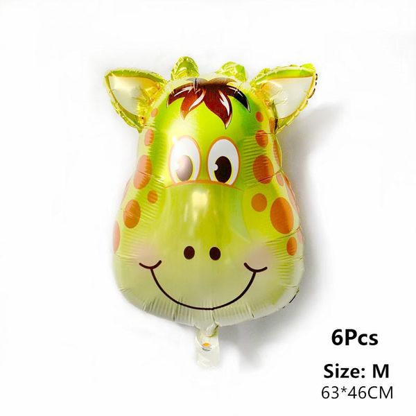 

dinosaur foil balloon birthday party decoration kids inflatable helium ballon animal zoo theme decor balls safari party balloon wmtjle