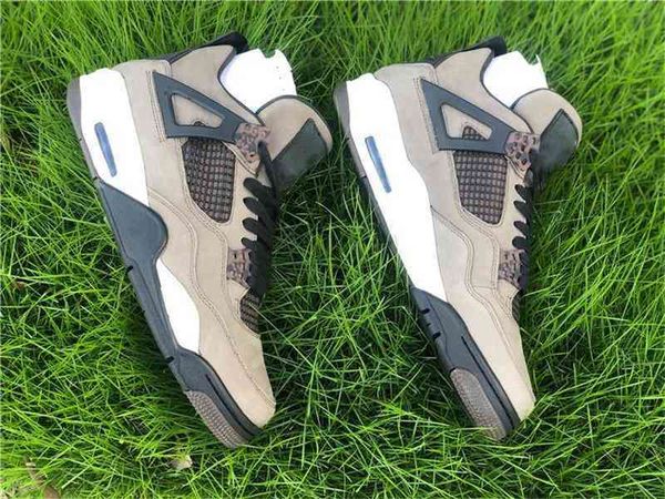 

2022 x 4 cactus jack olive houston oilers athletic shoes men brown grey silver university blue suede sneakers with box 7-13