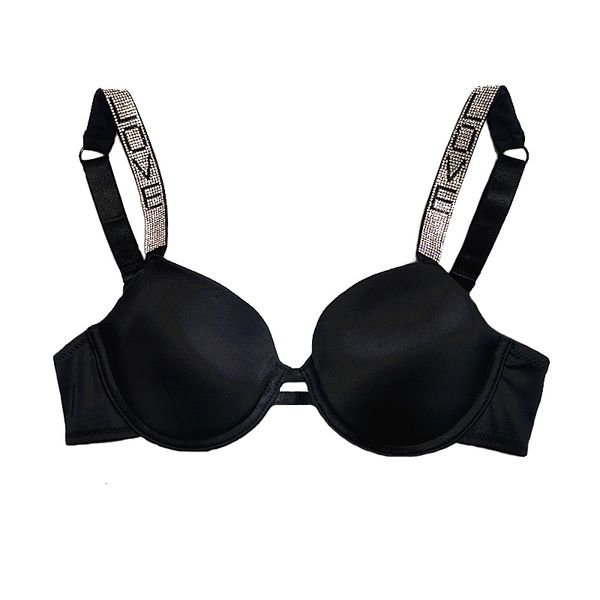 Reggiseno push-up da donna originale esclusivo Reggiseno con diamanti raccolti Amore Mattoni d'acqua Muratura Tracolla regolabile 201202