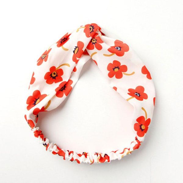 

korean fashion headband elastic floral striped print hair bands turban sweet twisted knotted headwear headwrap for women q bbyhjs