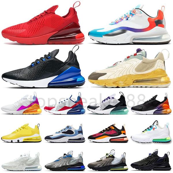 

good quality 270 react eng 3 black & white red global supernova women and men outdoor sports sneaker