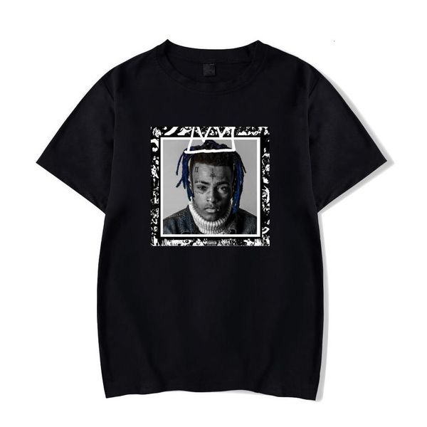 

2018 fashion man tshirt xxxtentacion summer fashion casual black t-shirt funny cartoon print t-shirt hip pop, White;black