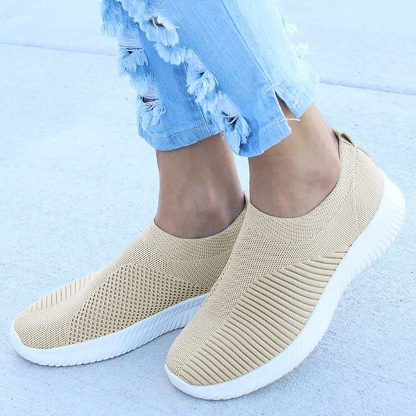 

women vulcanized shoes summer women fashion casual shoes mesh pink sneakers comfortable flat shoes slip on sneakers plus size y200424, Black
