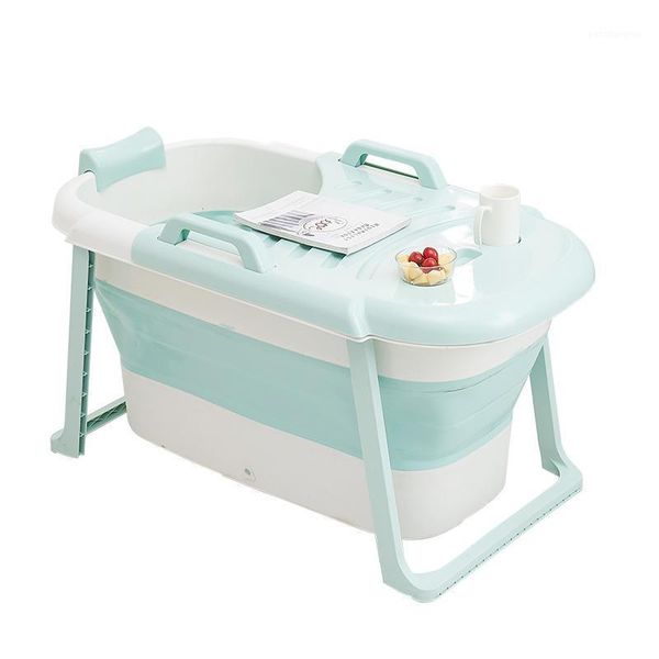 

bathing tubs & seats folding bath barrel bathtub home body tub children thickening1