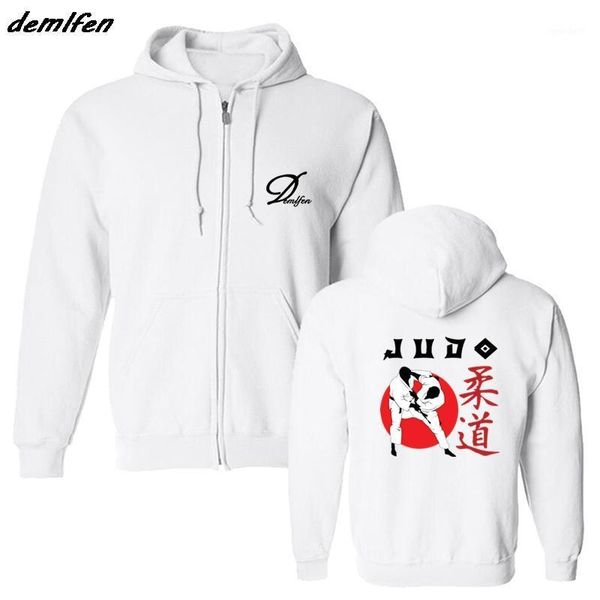 

men's hoodies & sweatshirts fashion men fleece sweatshirt judo japanese nippon martial art combat war self defense hoodie hip hop jacke, Black