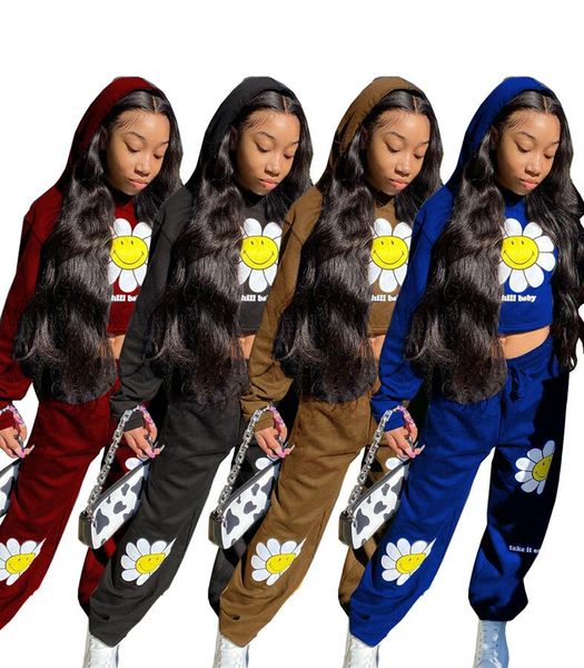 

chill baby письма печать женщины косцент свинные шушки гит толстовые урочные топы брюки двух частей настройки подсолнечника улыбающиеся лицо, White