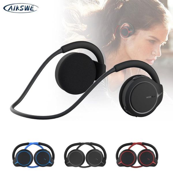 

aikswe bluetooth wireless headphones sports hold earphones hifi stereo headset hands-with microphone for running1