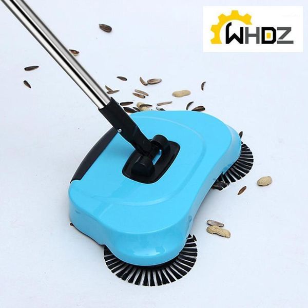 

hand push sweepers manual hand-push sweeping robot lazy broom and dustpan set mop integrated machine rotating artifact1