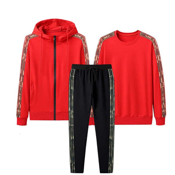 

sweater trousers autumn and 2020 new coat sports casual men's suit, Gray