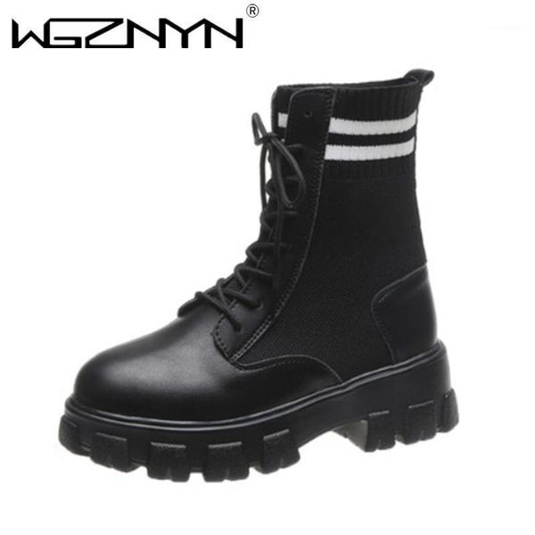 

new women girl snow boots tenis feminino outdoors boots woman leather sneakers casual high sports shoes for women1, Black