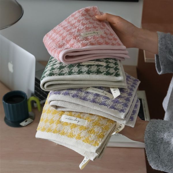 Ретро жаккардовые серии квадратное полотенце банное полотенце набор простые и свежие пособие в семье в семье, хлопок для взрослых