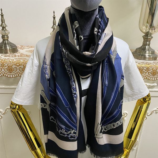 

new women black size and quality cashmere 100% material thin good soft print for scarves long color big design 190cm -90cm ssjae, White;black