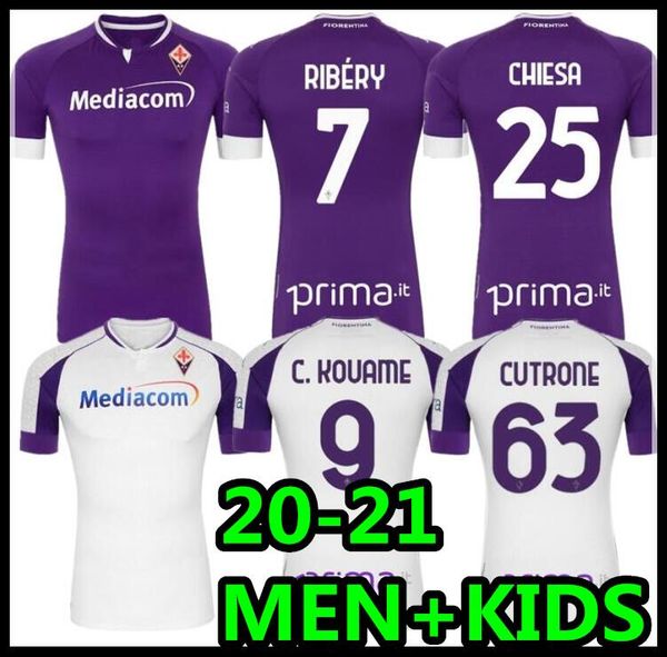 

2020 2021 fiorentina soccer jerseys ribery callejon prince pezzella 20 21 fiorentina football shirts vlahovic maillot de foot men + kids, Black;yellow