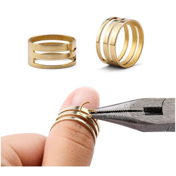 

9x18mm copper jump ring opener closing finger jewelry tools round circle bead plier for diy jewelry making tool jewelry qyltvb