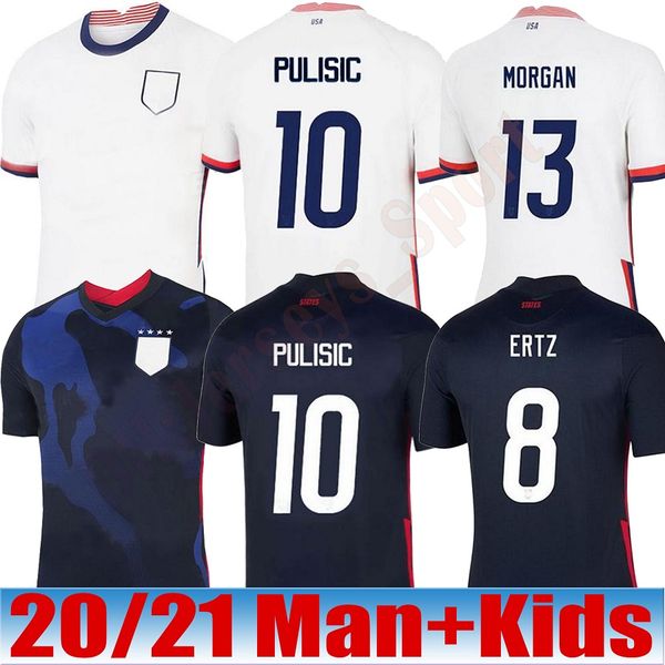 

world cup 2020 pulisic soccer jersey ertz bradley pugh lloyd altidore 2021 wood america football jerseys united states shirt camisetas, Black