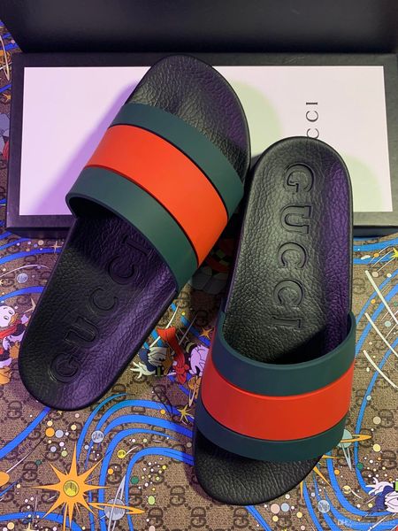 

классические тапочки летняя роскошь женщина пляж мультфильм большие головы тапочки дизайнерские кожаные туфли отель ванны писем тапочки боль, Black