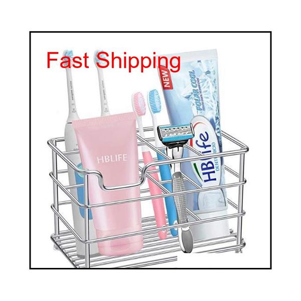 

electric toothbrush holder large stainless steel toothpaste facial cleanser holders rustproof metal bathroom accessories organizer clgtb