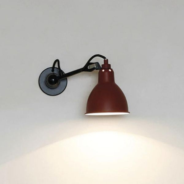 

wall lamp nordic sconce retro home decor steampunk light for living room bedroom bedside loft 110v 220v red yellow black e27