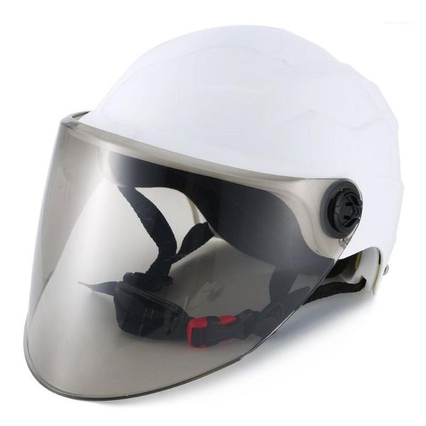 

half-size style clear matte black motorcycle helmet comfortable ultraviolet-proof men women for motorbike1