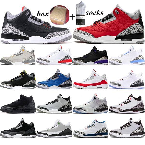 

with box 2021 jumpman 3 basketball shoes 3s laser orange red cement varsity royal fragment katrina mocha mens trainers sports sneakers 7-13