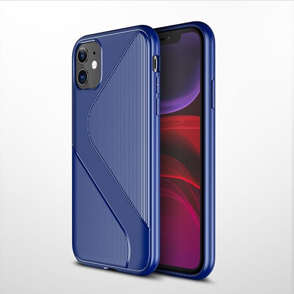 

luxury non-slip silicone phone case for iphone 11 pro max xsmax xr xs x 8 7 6s 6 plus ultra-thin protection cover wmtkbm yyysports