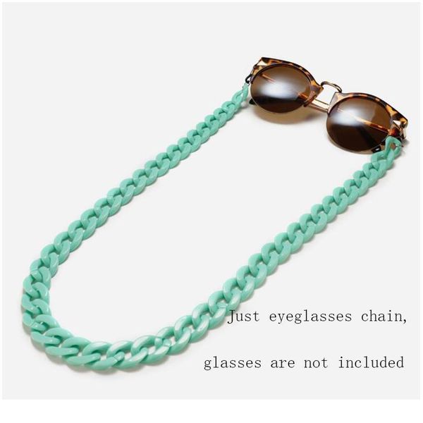

new leopard acrylic sunglasses chain women reading glasses hanging neck chain largand glasses chain eyeglass jllkpn